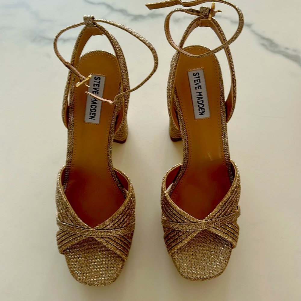 Brand new Steve Madden disco heels. Never been worn outside of trying at home.